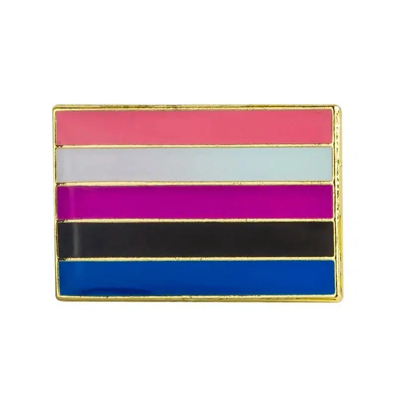 Genderfluid Pride Flag Lapel Pins - LGBTQIA2S+ Enamel Pin Flag – Flag ...