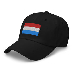 Luxembourg Flag Cap - Adjustable Embroidered Dad Hat