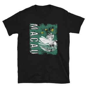 Macau Flag Distressed T-Shirt