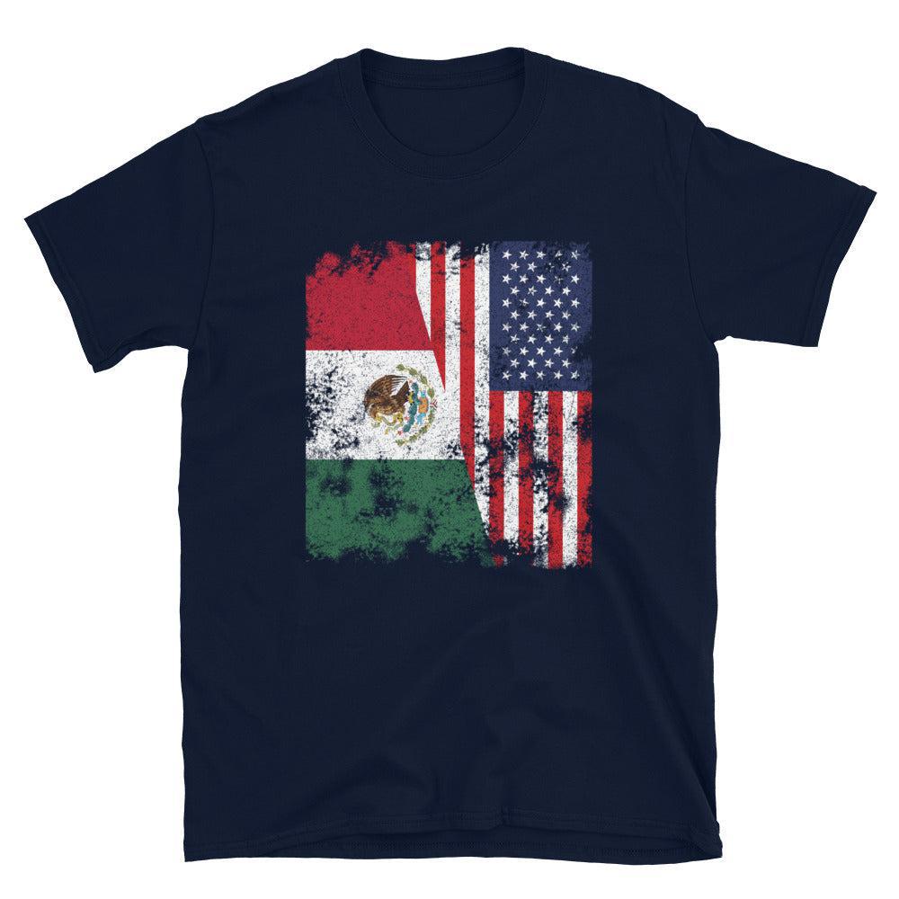 Mexican american flag shirt best sale