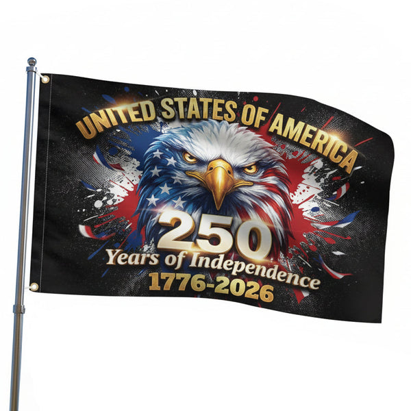 250th Anniversary USA Flag - 90x150cm(3x5ft) - Independence Day Flag