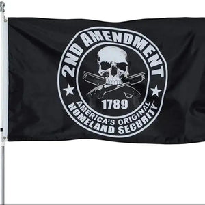 2nd Amendment Flag - 90x150cm(3x5ft) - 60x90cm(2x3ft)