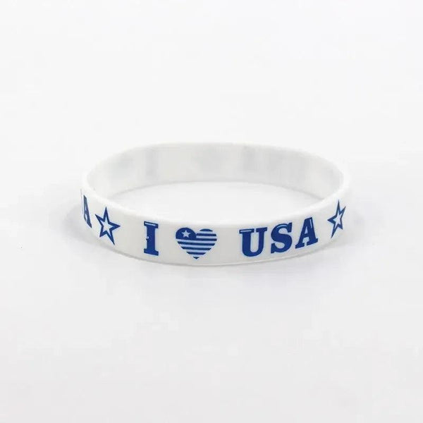 4th of July Flag Bracelets - Independence Day Wristbands