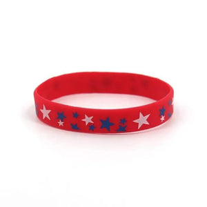 4th of July Flag Bracelets - Independence Day Wristbands