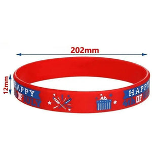 4th of July Flag Bracelets - Independence Day Wristbands