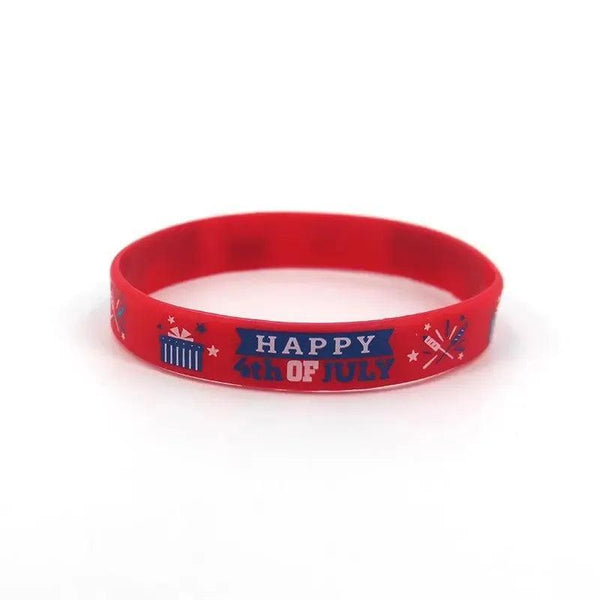 4th of July Flag Bracelets - Independence Day Wristbands