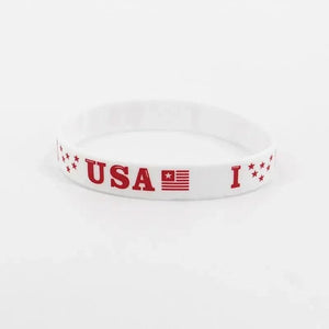 4th of July Flag Bracelets - Independence Day Wristbands