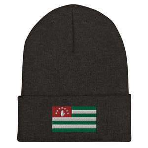 Abkhazia Flag Beanie - Embroidered Winter Hat