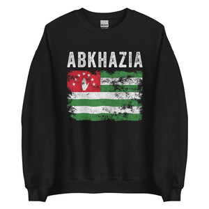 Abkhazia Flag Distressed - Abkhaz Flag Sweatshirt