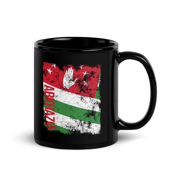 Abkhazia Flag Distressed Mug