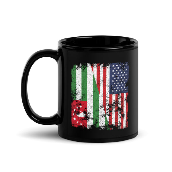 Abkhazia USA Flag - Half American Mug