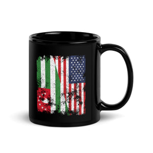 Abkhazia USA Flag - Half American Mug