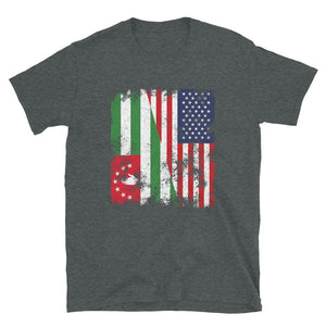 Abkhazia USA Flag - Half American T-Shirt