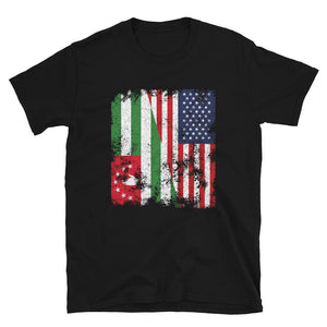 Abkhazia USA Flag - Half American T-Shirt