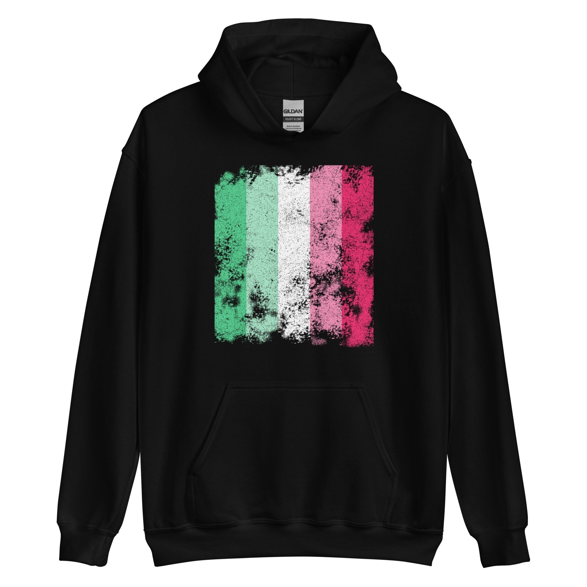 Abrosexual Flag - Distressed LGBTQIA2S+ Hoodie