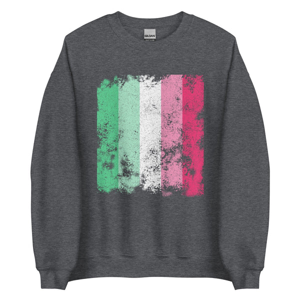 Abrosexual Flag - Distressed LGBTQIA2S+ Sweatshirt