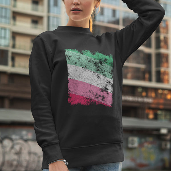Abrosexual Flag - Distressed LGBT+ Sweatshirt