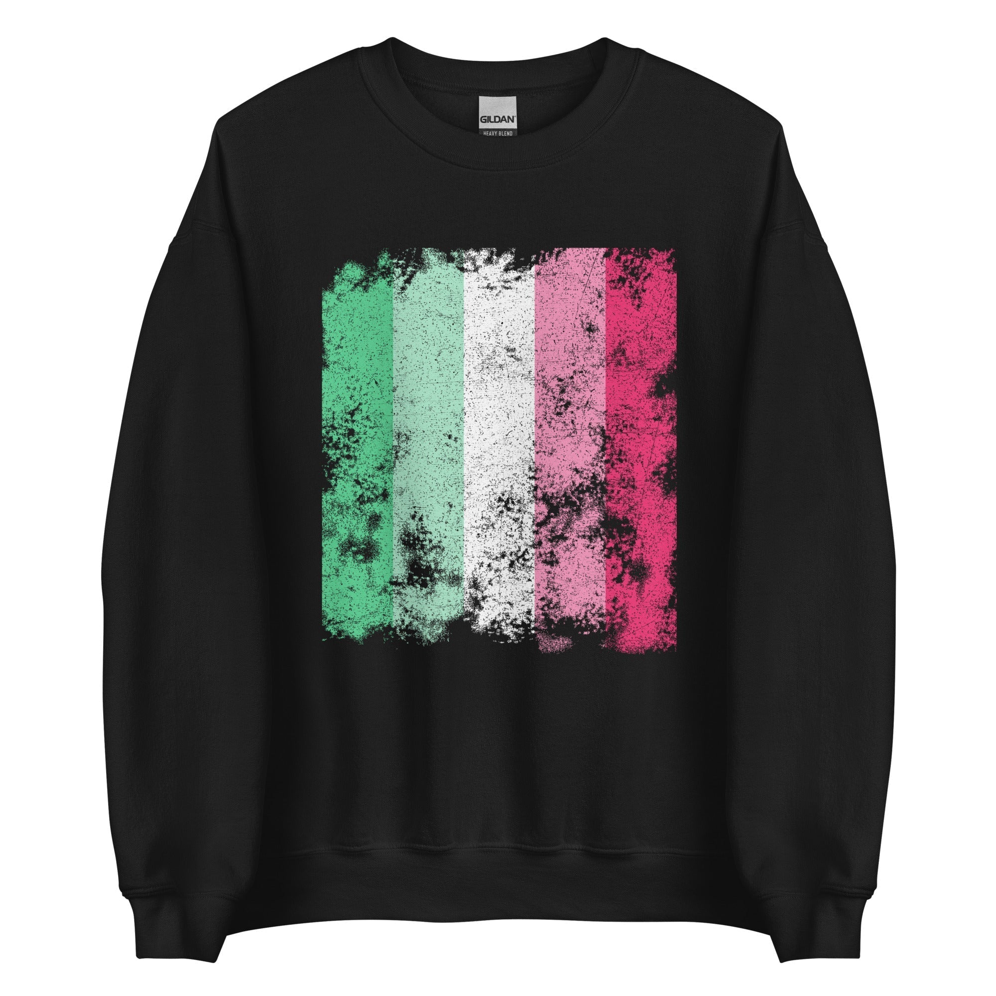 Abrosexual Flag - Distressed LGBTQIA2S+ Sweatshirt