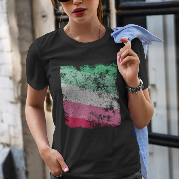 Abrosexual Flag - Distressed LGBT+ T-Shirt
