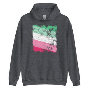 Abrosexual Flag - Distressed LGBT+ Hoodie