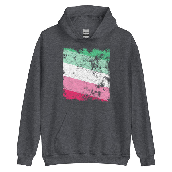 Abrosexual Flag - Distressed LGBT+ Hoodie