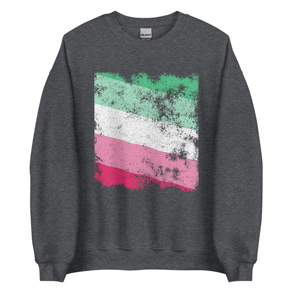 Abrosexual Flag - Distressed LGBT+ Sweatshirt