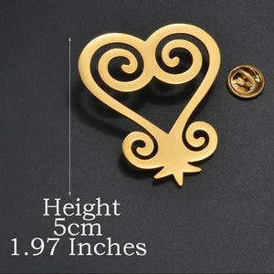 Adinkra Lapel Pin Collection - Enamel Pin