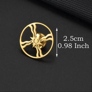Adinkra Lapel Pin Collection - Enamel Pin