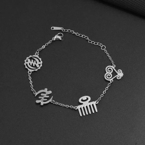 Adinkra Pendant Bracelet