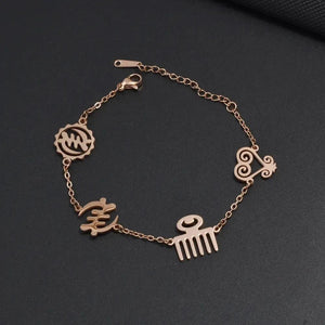 Adinkra Pendant Bracelet