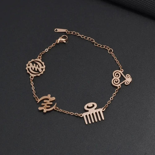 Adinkra Pendant Bracelet
