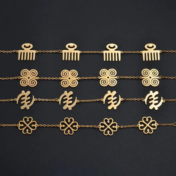 Adinkra Pendant Bracelet Collection