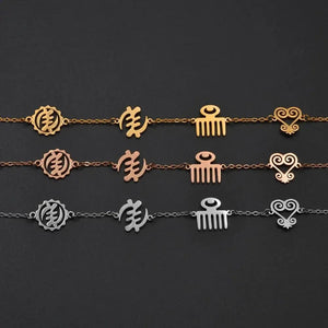Adinkra Pendant Bracelet