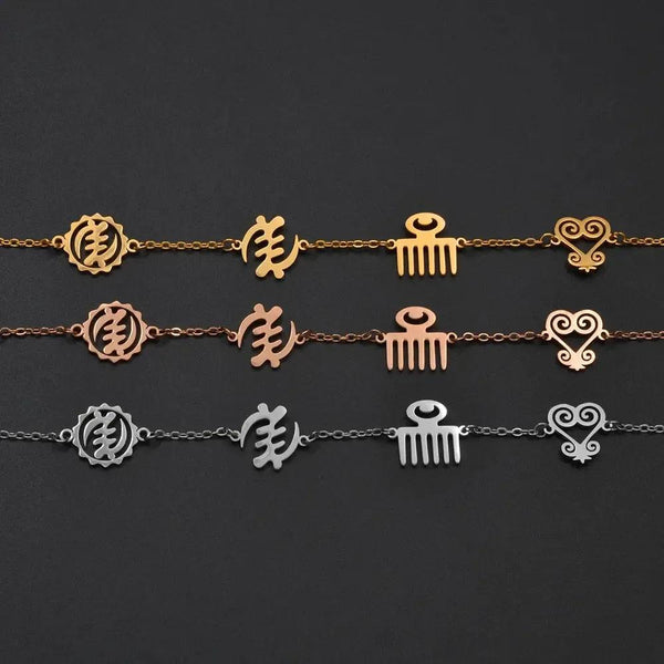 Adinkra Pendant Bracelet