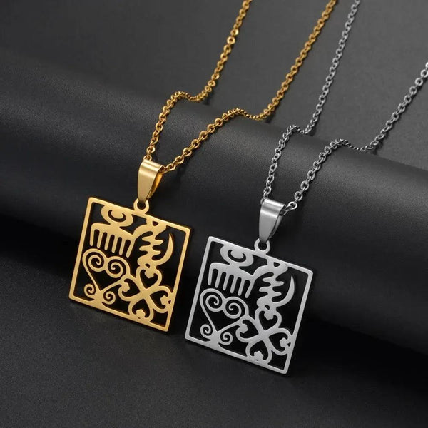 Adinkra Pendant Necklace