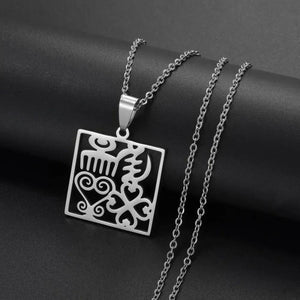 Adinkra Pendant Necklace