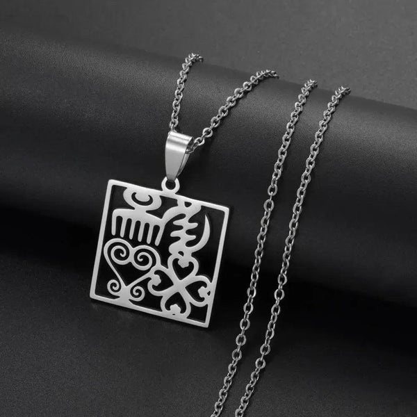Adinkra Pendant Necklace