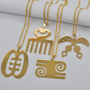 Adinkra Pendant Necklace Collection