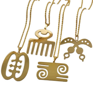 Adinkra Pendant Necklace Collection