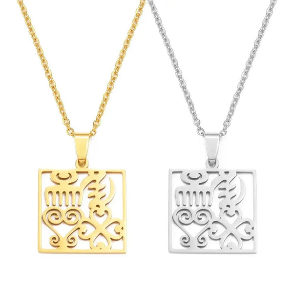 Adinkra Pendant Necklace