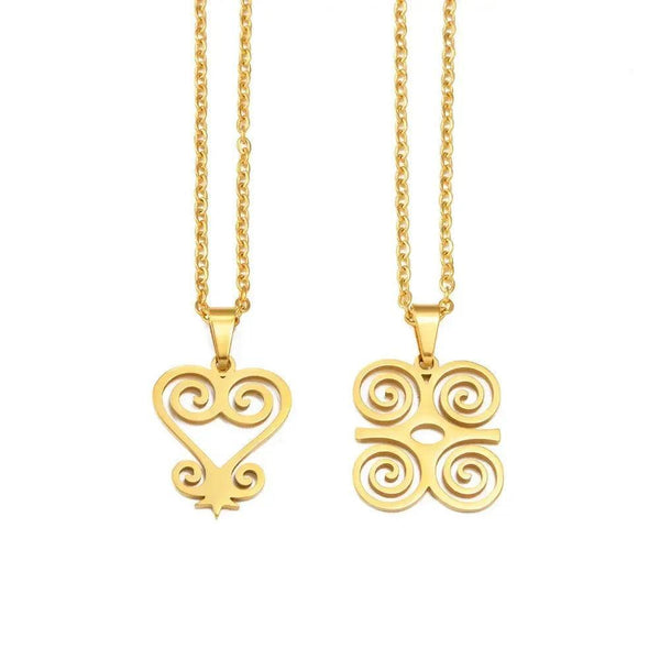 Adinkra Pendant Necklaces