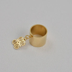 Adinkra Ring Collection - African Gye Nyame Symbol Pendant