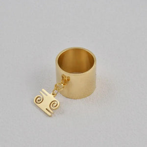 Adinkra Ring Collection - African Gye Nyame Symbol Pendant