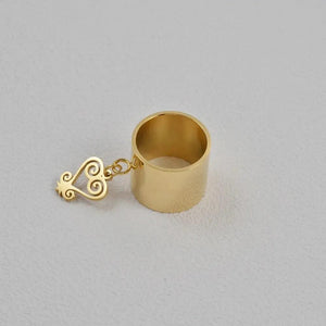 Adinkra Ring Collection - African Gye Nyame Symbol Pendant