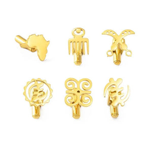 Adinkra Stud Earrings Collection