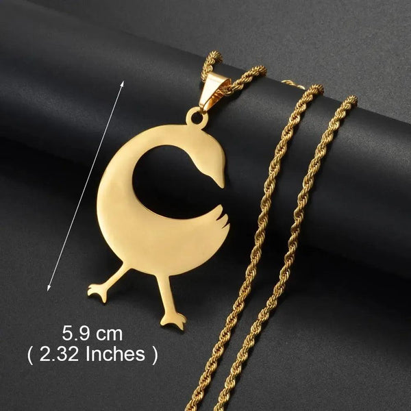 Adinkra Symbol Pendant Necklace