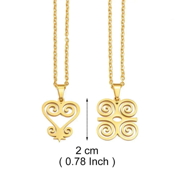 Adinkra Pendant Necklaces
