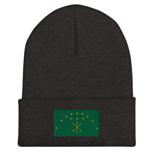 Adygea Flag Beanie - Embroidered Winter Hat