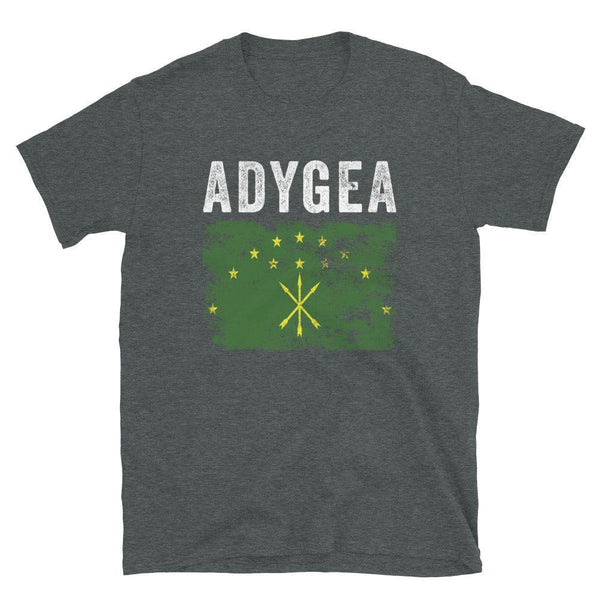 Adygea Flag Distressed - Circassian Flag T-Shirt