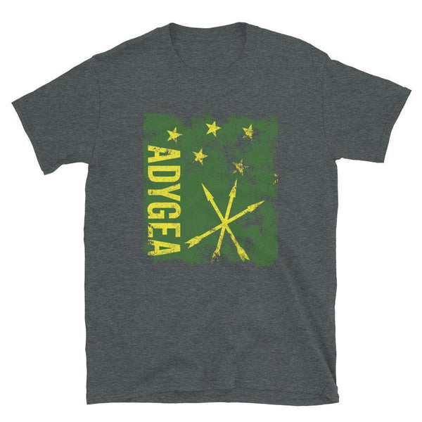 Adygea Flag Distressed T-Shirt